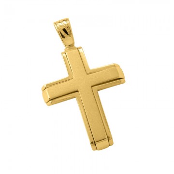 Σταυρός Ανδρικός σε Χρυσό Κ14 ST005G0665