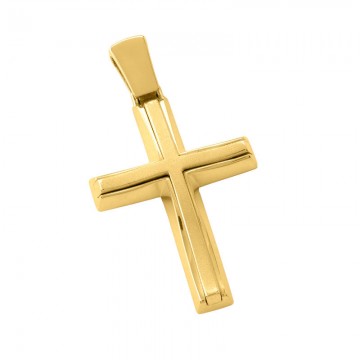 Σταυρός Ανδρικός σε Χρυσό Κ14 ST008G0661