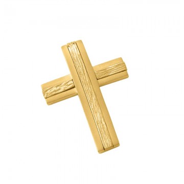 Σταυρός Ανδρικός σε Χρυσό Κ14              ST002G0673